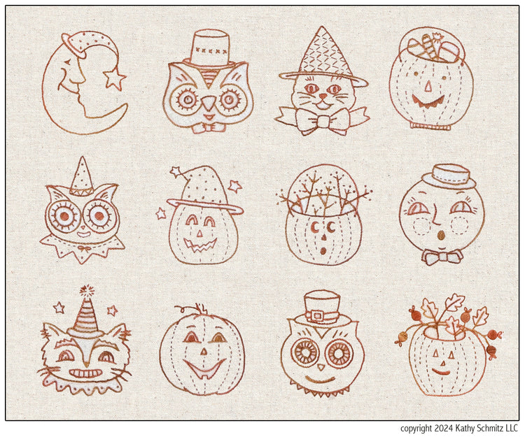 10 - FRIGHT NIGHT designs for October PDF DOWNLOAD